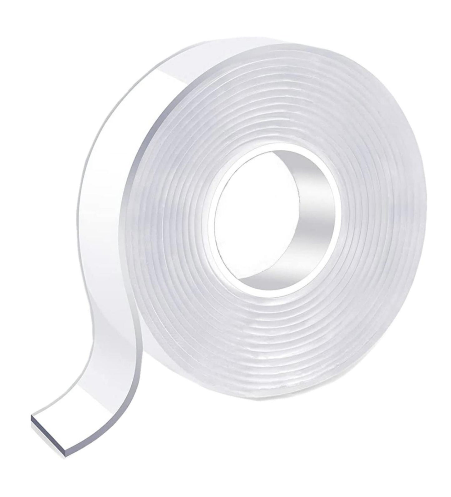 GripClear™ Heavy-Duty Double-Sided Mounting Tape – Nail-Free, Reusable, Damage-Free Adhesive