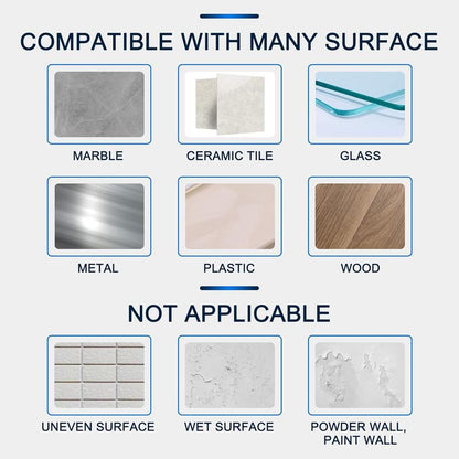 GripClear™ Heavy-Duty Double-Sided Mounting Tape – Nail-Free, Reusable, Damage-Free Adhesive